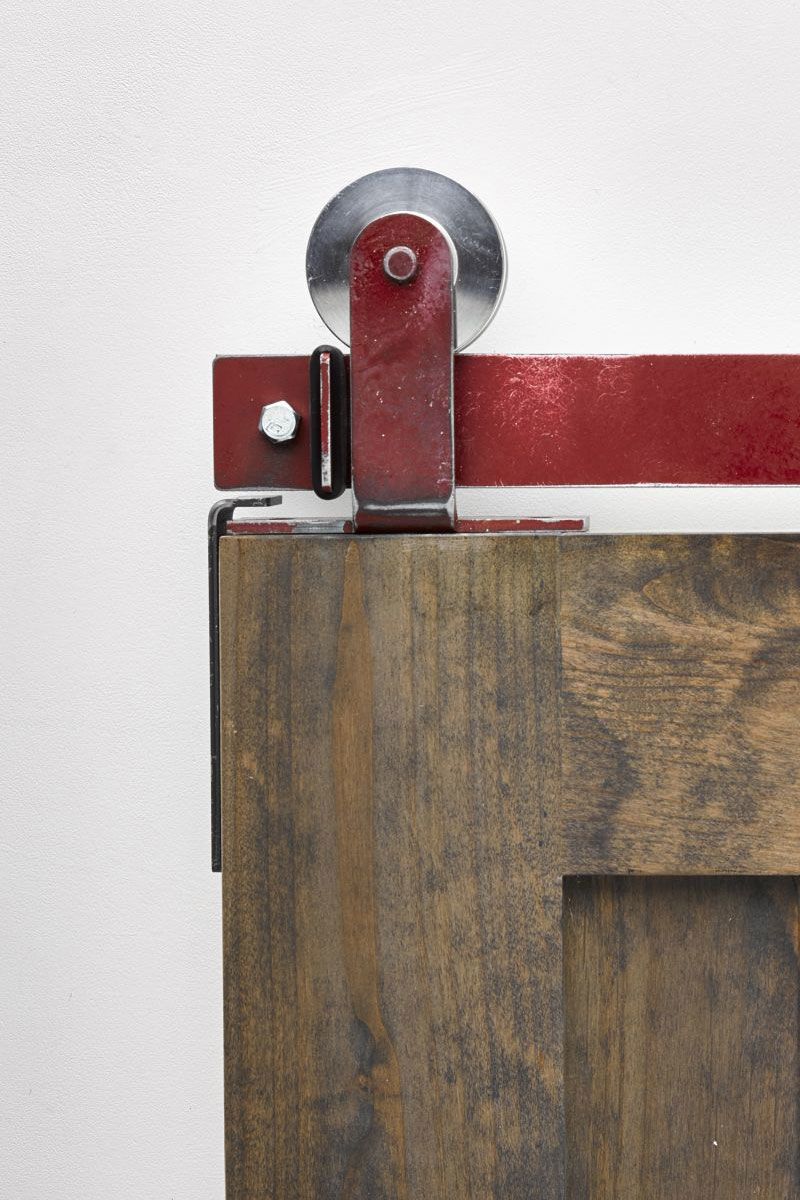 UltraModern TopMounted Barn Door Hardware Kit Rustica Hardware